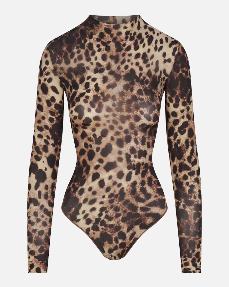 Milky Sheer Turtleneck Bodysuit